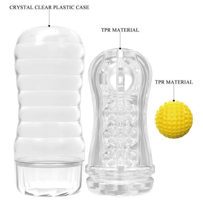 Stellar Ball - Rolling Masturbator Cup Yellow - secretsextoys.store