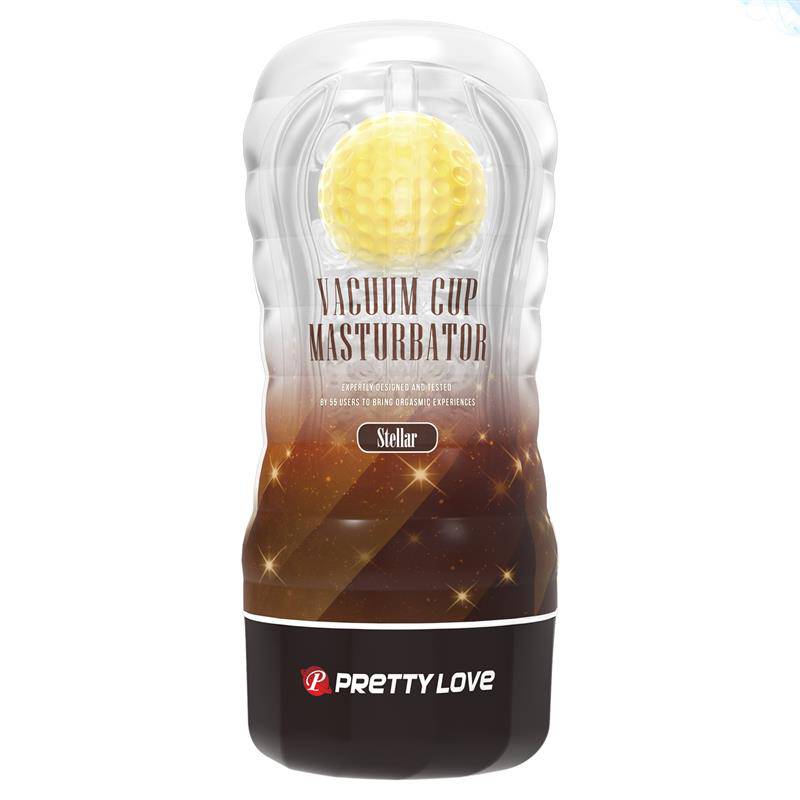 Stellar Ball - Rolling Masturbator Cup Yellow - secretsextoys.store