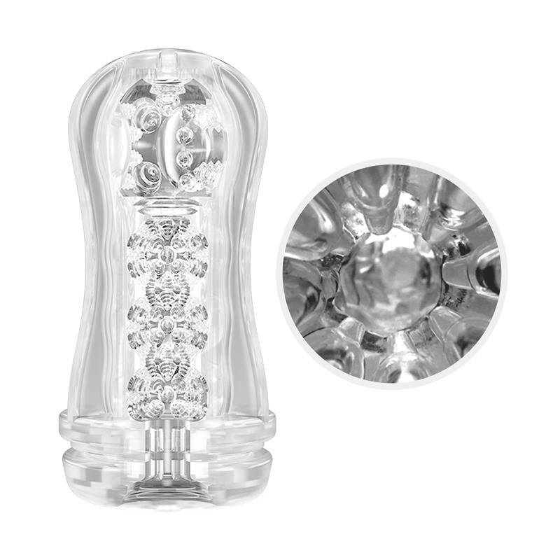 Stellar Ball - Rolling Masturbator Cup Yellow - secretsextoys.store