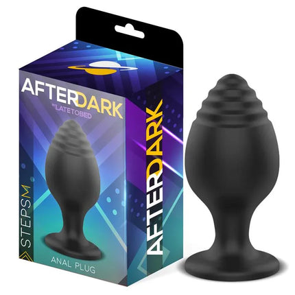 Steps Butt Plug Silicone Size M 7.2 cm x 3.5 cm in packaging by Afterdark