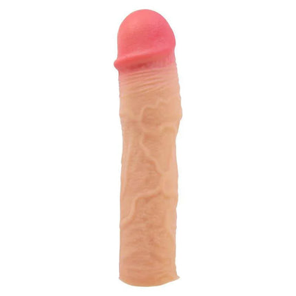 Stevenson Penis Extended realistic penis sleeve with lifelike texture and color