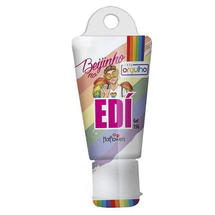 Stimulating Gel LGBT 15gr tube with rainbow design, 15g. Perfect for enhancing intimacy with temperature play and vibrations.