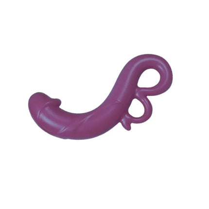 Stimulator Bifinger Silicone 14 cm for dual-stimulation, purple design, crafted for G-spot and anal exploration, body-safe silicone.