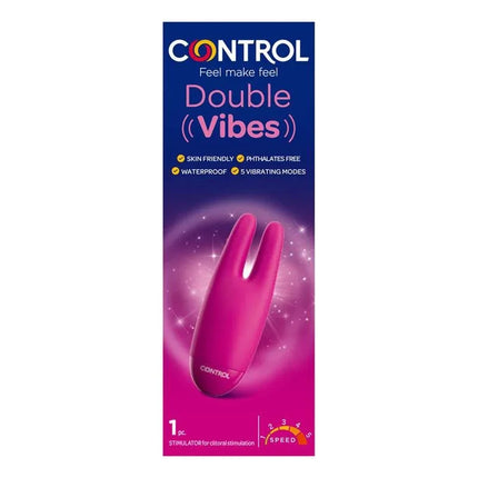 Stimulator Double Vibe 5 with two soft heads, 5 vibration modes, and waterproof design for enhanced pleasure.