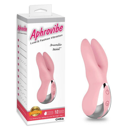 Stimulator Dreamlike Rabbit in pink with ergonomic handle and rabbit ears for precise stimulation.