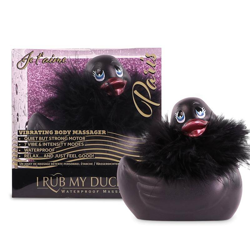 Stimulator I Rub My Duckie 2.0 Paris Black - secretsextoys.store