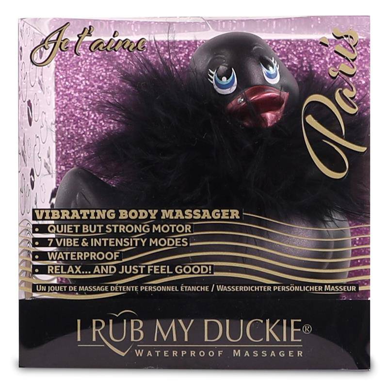 Stimulator I Rub My Duckie 2.0 Paris Black - secretsextoys.store