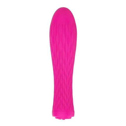 Stimulator Ian Fuchsia - Powerful pink massager with 20 vibration functions and velvety texture for enhanced G-spot stimulation.