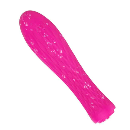 Stimulator Ian Fuchsia - powerful pink massager with 20 vibration functions and velvety texture