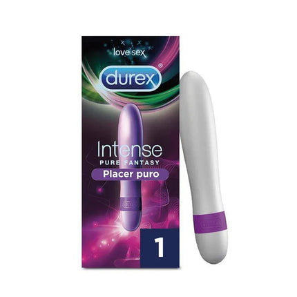 Stimulator Play Pure Fantasy by Durex with elegant personal design and adjustable multi-speed intensity control.