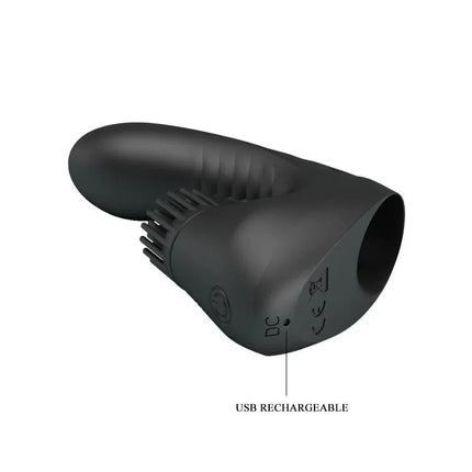 Stimulator Rotator Magic Drill USB Silicone with flexible filaments for precise stimulation and customizable vibration and rotation modes.