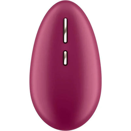 Stimulator Spot On 1 Berry - silicone pleasure toy with rounded tip and 12 vibration functions in bright berry color.