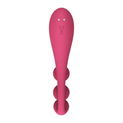 Stimulator Tri Ball 1 Red vibrator with 3 powerful motors for clitoral stimulation.