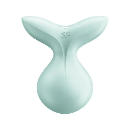 Stimulator Viva la Vulva 3 Mint with ergonomic design and 12 vibration functions for clitoral stimulation, body-safe silicone, mint color