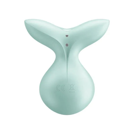 Stimulator Viva la Vulva 3 Mint with a unique shape for precise clitoral stimulation, featuring a body-safe silicone surface.