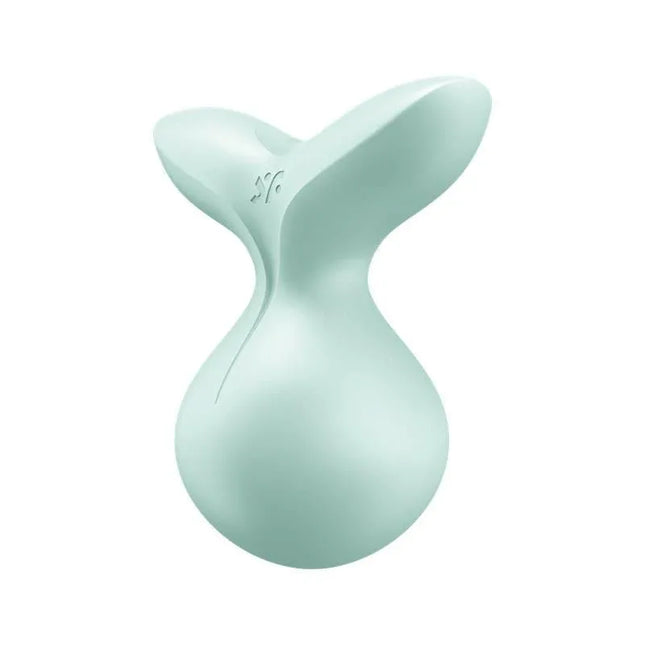 Stimulator Viva la Vulva 3 Mint clitoral stimulator with rounded tip and wide base in mint color.