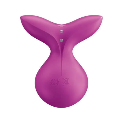 Stimulator Viva la Vulva 3 Violet ergonomic silicone clitoral stimulator with rounded tip and 12 powerful vibration functions