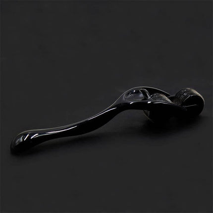 Stimulator Wheel Prick Spike with ergonomic curved handle for precise BDSM play.
