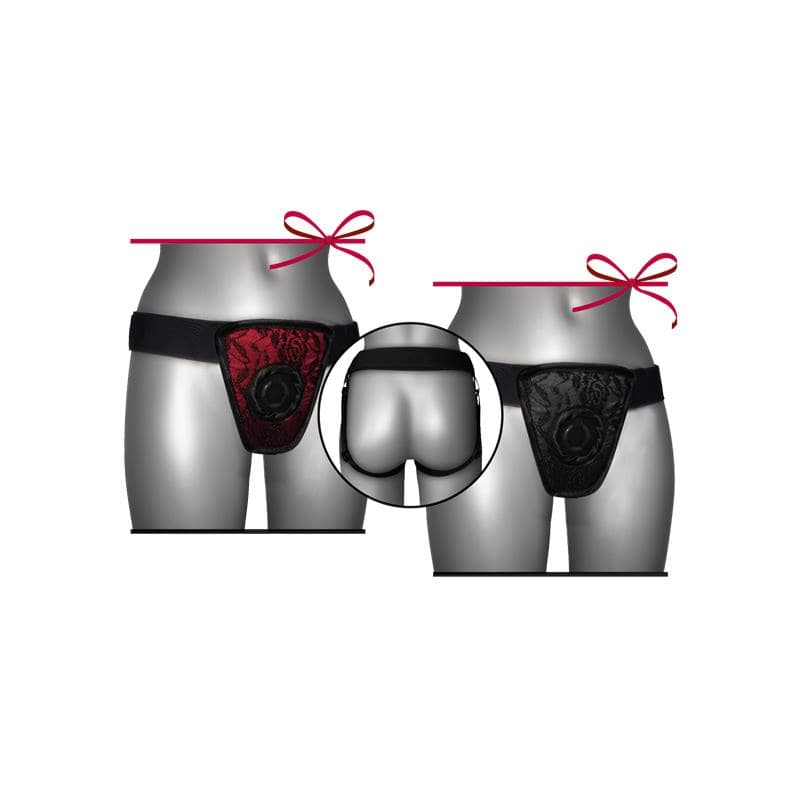 Strap On de Luxe Black Without Back S - XL - secretsextoys.store