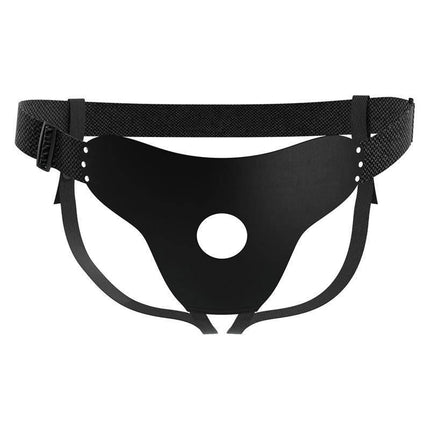 Strap-on Harness Love Spell, adjustable harness with secure fit for versatile play, featuring detachable hip strap and compatibility with various inserts.