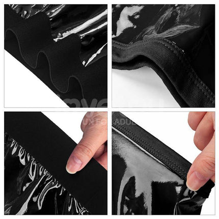 Close-up details of Strap-On Shorts Size S/M 32-35, showcasing materials and craftsmanship for comfort and style.