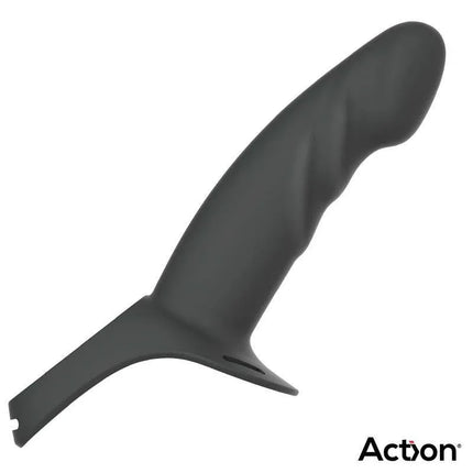 Strap-On with Hollow Dildo Premium Silicone Size S Black product image