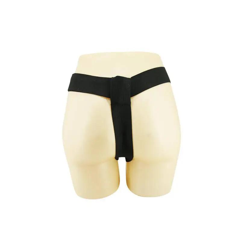 Strap - on with Silicone Dildo Black - secretsextoys.store