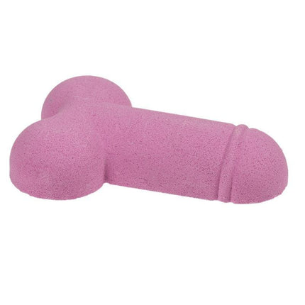 Strawberry Bath Fizzer Penis Shape in pink, designed for a playful and relaxing bath experience with a juicy strawberry scent.