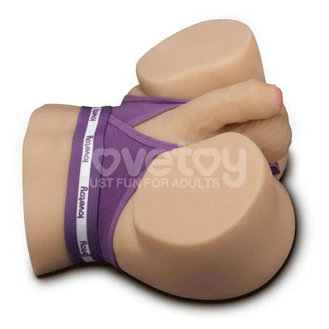 Streetgirls 16 Masturbator with Dildo featuring realistic design and seductive purple thong for lifelike intimate pleasure.