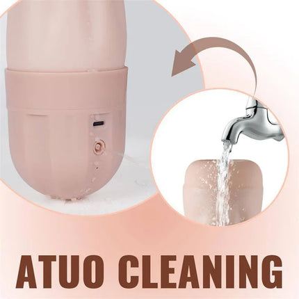 Suctroker V2.0 I Sucking Effect and Vibrating Masturbator with auto cleaning feature under a faucet