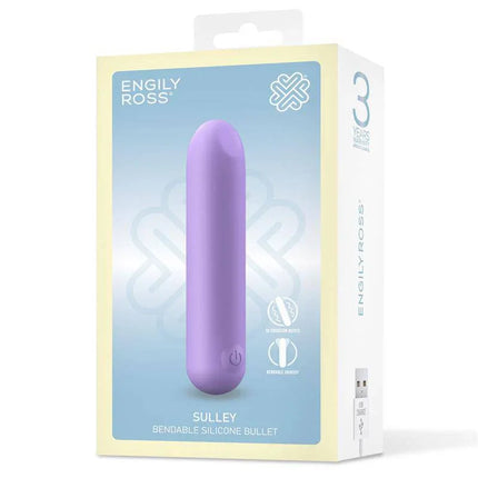 Sulley Vibrating Bullet Liquid Silicone Unibody Bendable USB in packaging