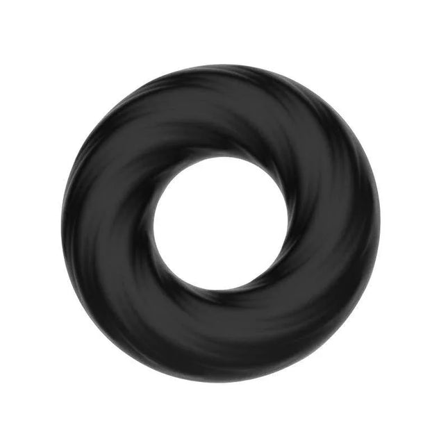 Super Elastic Cock Ring with Ultra-Soft Silicone in black, providing comfort and high-performance fit for men, made from ultra-soft silicone.
