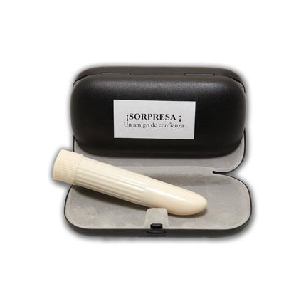 Surprise Cover A Trusted Friend with sleek black case and hidden reveal for playful gifting experience