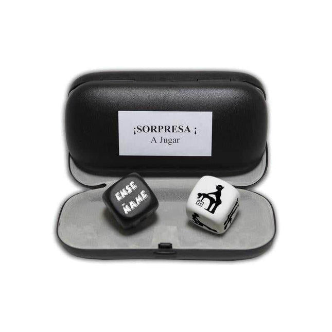 Surprise Cover Let's Play box with dice revealing a fun surprise inside, perfect for gifts and events.