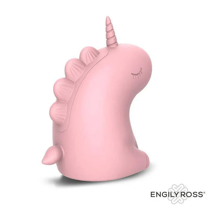 Sweetmoon Massager with Pulse, unicorn-shaped clitoral stimulator in soft pink, featuring 5 pulsation functions for enhanced pleasure.