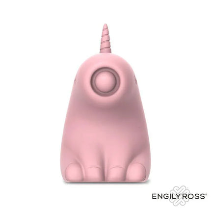 Sweetmoon Massager with Pulse in soft pink, unicorn-shaped design for clitoral stimulation with 5 pulsation functions.