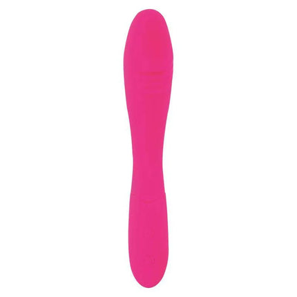 Sweety G-Spot Vibe USB Silicone Fuchsia vibrator for focused G-spot stimulation, body-safe silicone design, bright pink color.