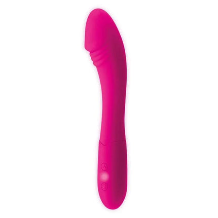 Sweety G-Spot Vibe USB Silicone Fuchsia vibrator with rounded tip for G-spot stimulation, made of premium silicone and ABS, fuchsia color.