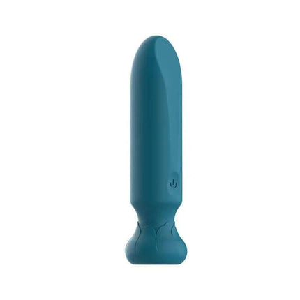 Blue Sword Vibrating Bullet - 10 Vibration Patterns, Waterproof, wand-like design, skin-friendly silicone, wide base for stability.
