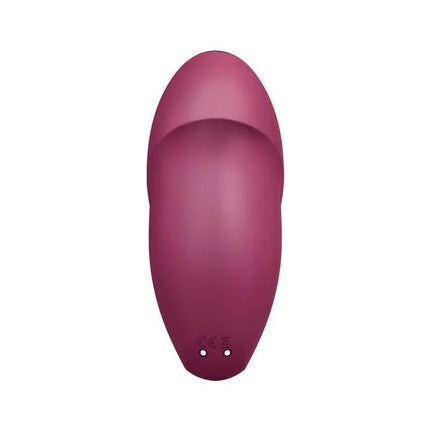 Tap and Climax 1 Vibrator and tapping Red - compact red vibrator with ergonomic shape and dual-action motors for enhanced pleasure