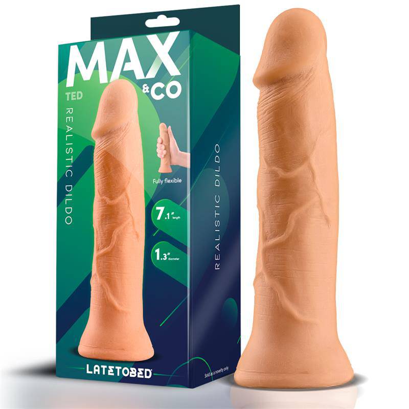 Ted Realistic Dildo 7.1 Flesh - secretsextoys.store