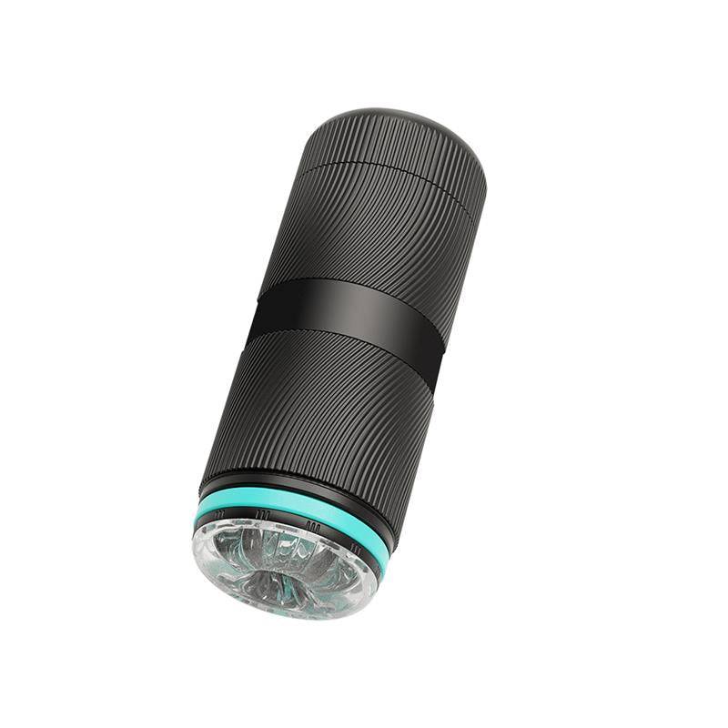 Tempest Manual Male Masturbator in Black - secretsextoys.store
