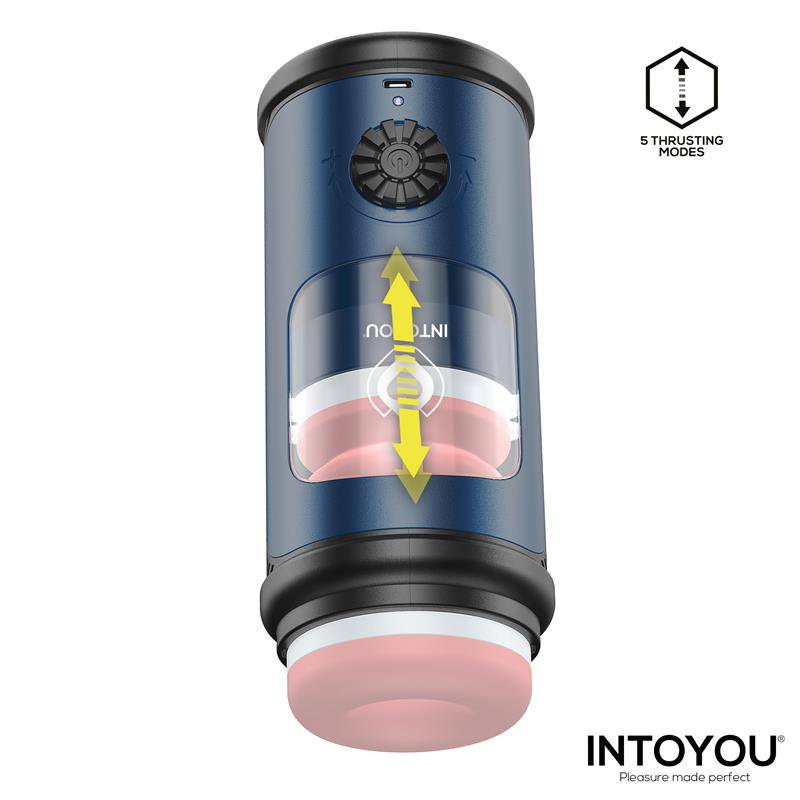 Tenkro Masturbator wit Thrusting and Heat USB - C - secretsextoys.store