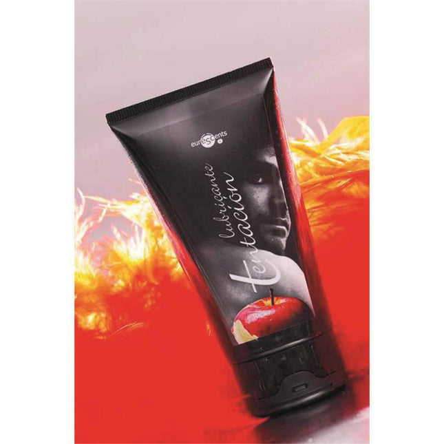 Tentation Lube 75 ml Berries in black tube with vibrant background