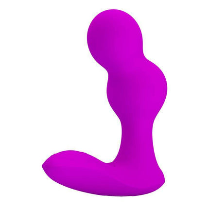 Terrance Vibrating Butt plug with Remote in purple color