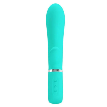 Thomas Vibrator G-Spot Aqua in turquoise silicone for targeted stimulation.