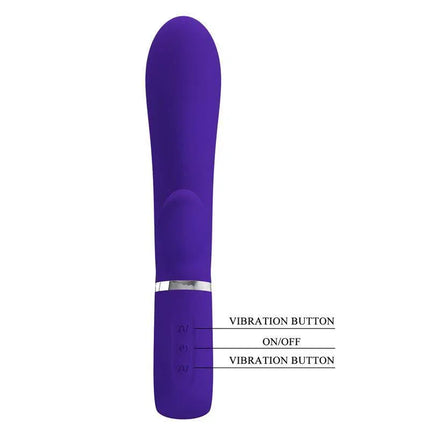 Thomas Vibrator G-Spot Purple with controls for targeted stimulation