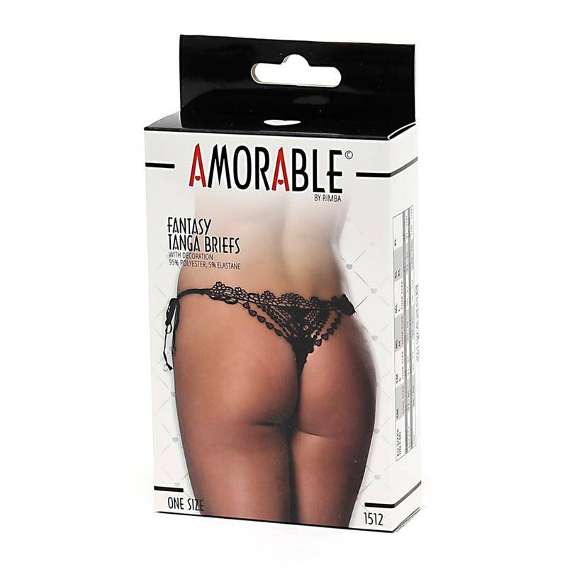 Thong Fantasy Black One Size - secretsextoys.store