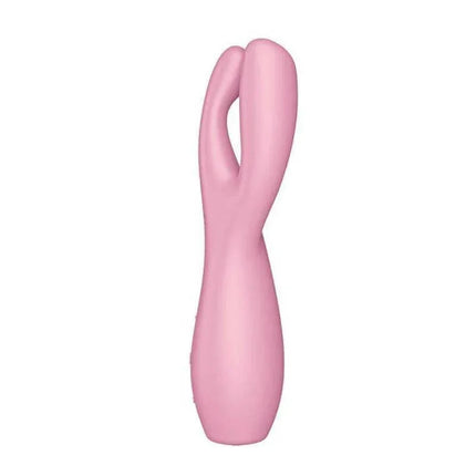 Threesome 3 Lay-on Vibe 3 Motors Pink with three-arm design and independent motor control for customizable pleasure.