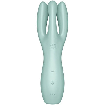 Threesome 3 Lay-on Vibrator 3 Motors Mint versatile pleasure device with multiple arms for customizable stimulation